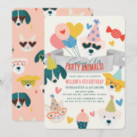 Party Animals Dogs & Cat Balloons Birthday