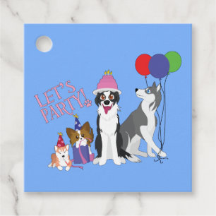 Party Animals Favour Tags