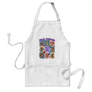 Party Animals "Happy New Year" Standard Apron