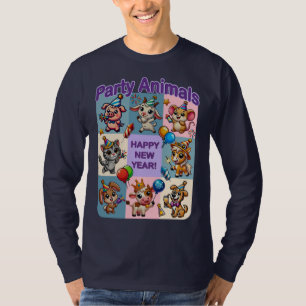 Party Animals "Happy New Year" T-Shirt