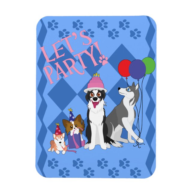 Party Animals Magnet (Vertical)