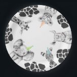 Party Animals Paper Plates | Safari Party Plates<br><div class="desc">Party Animals Paper Plates.
Make sure and check out matching items in my shop!
https://www.zazzle.com/collections/party_animals-119788283285563884</div>
