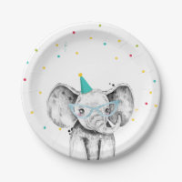 Party Animals Safari Wild Elephant Zoo Birthday