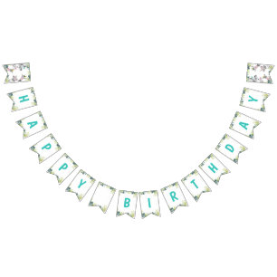 Party Animals Safari Wild One Happy Birthday Bunting