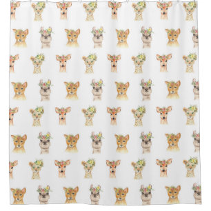 PARTY ANIMALS SHOWER CURTAIN
