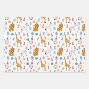 Party Animals Wrapping Paper