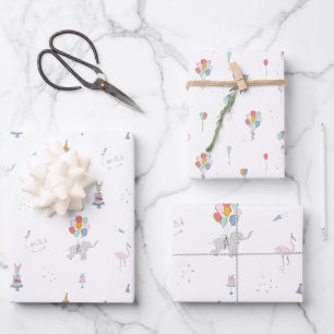 Party Animals Wrapping Paper