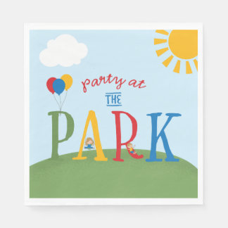 Party at the Park Birthday Napkins