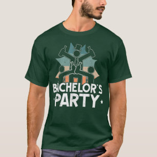 Party Bachelor Drinking Team Beer Bride Groom 428 T-Shirt