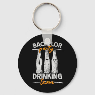 Party Bachelor Drinking Team Groomsquad Groom Squa Key Ring