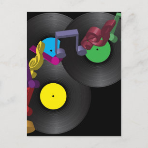 Party Background Postcard