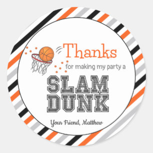 Party Bag Stickers Birthday Thank You Stickers