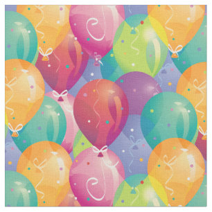 Party Balloons Fabric