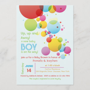 Party Balloons Invitation