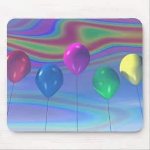 Party Balloons Mousepad