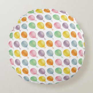 Party Balloons Rond Kussen Round Cushion