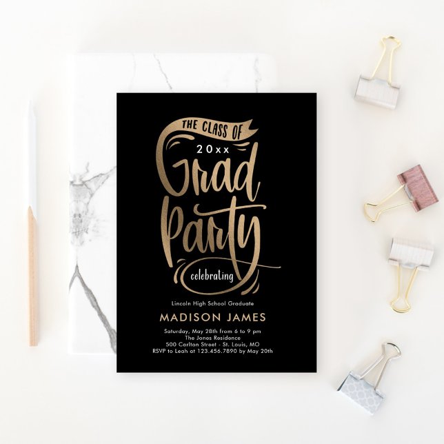 Party Banner Graduation Party Invitation (Creator Uploaded)