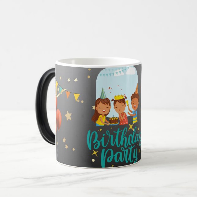  PARTY birthday KIDS Magic Mug (Front Left)