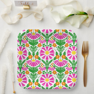 Party Blooms – Let’s Celebrate! Paper Plate