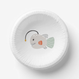 Party Bowl   Angler Fish  Paper Plate
