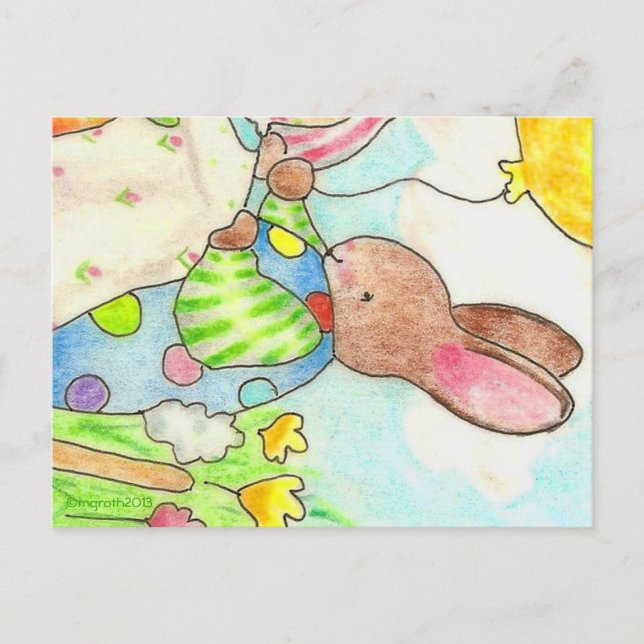 Party Bunny postcard (Front)