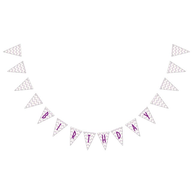 Party Bunting Banner/Chevron and Polka Dots Bunting (All)