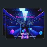 Party Bus Glow Party Club Hopping 21st Birthday Invitation<br><div class="desc">Customise for your event</div>