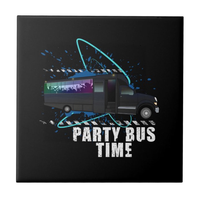 Party Bus Time Tile (Front)