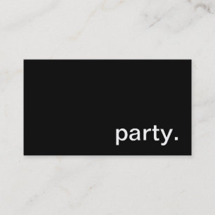 Party Business Card