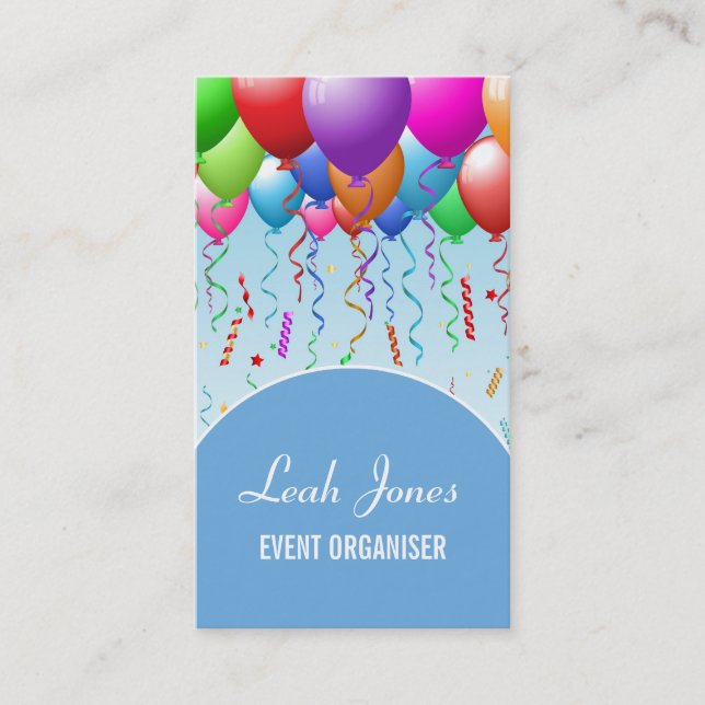 Party Business Card (Front)