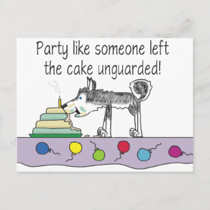 Party Cake Postcard