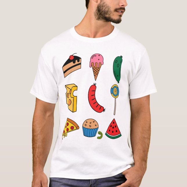Party Caterpillar Costume T-Shirt for Kids (Front)