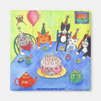Party Cats! Birthday kitty cats fun funny cards