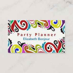 Party (CHANGE TO ANY COLOR) ~ Business Card