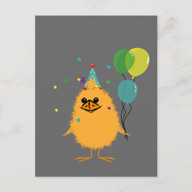 Party Chick Invitation Postcard (Front)