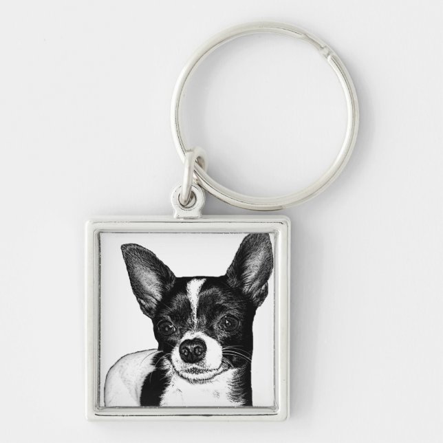 Party Chihuahua Key Ring (Front)