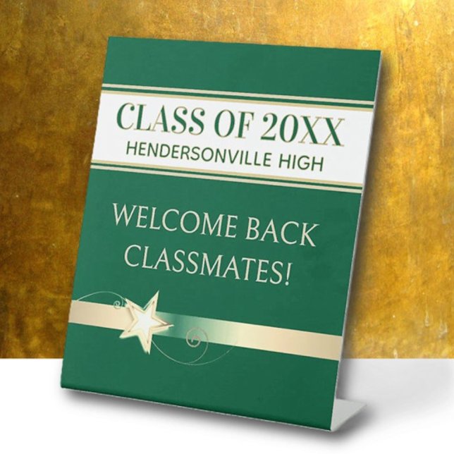 Party! Class Reunion Welcome back Pedestal Sign (Creator Uploaded)