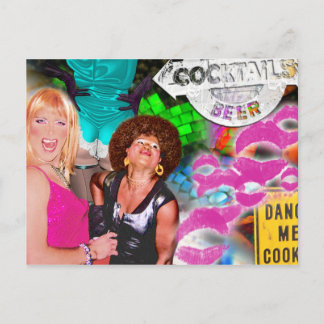 Party Collage Postcard