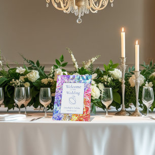 Party Color Diamond Crystal Gemstone Wedding Pedestal Sign