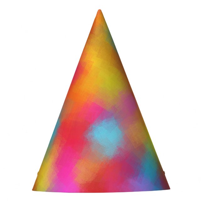 Party Colourful Design Trendy Custom Template Hat (Front)