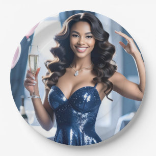 Party Congratulations Paper Plate