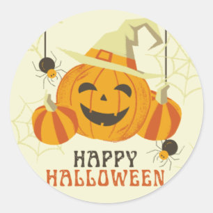Party Cool Pumpkins Halloween Stickers & labels