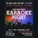 Party Crowd, Karaoke Event Advertising Flyer<br><div class="desc">Party Crowd,  Karaoke Event Advertising Flyer by The Business Card Store.</div>