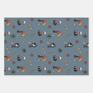 Party Dog Wrapping Bundle Wrapping Paper Sheet