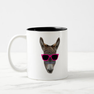 party donkey Two-Tone coffee mug
