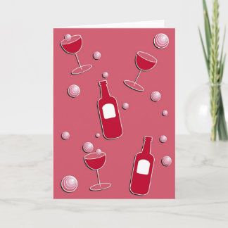 Party Drinks Holiday Card