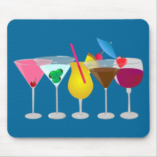 Party Drinks Mouse Mat