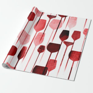 Party drinks seamless pattern wrapping paper