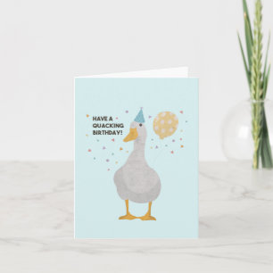 Party Duck Pun: Have a Quacking Birthday Card