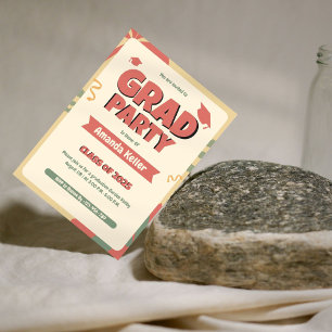 Party Elegant Graduation Invitation